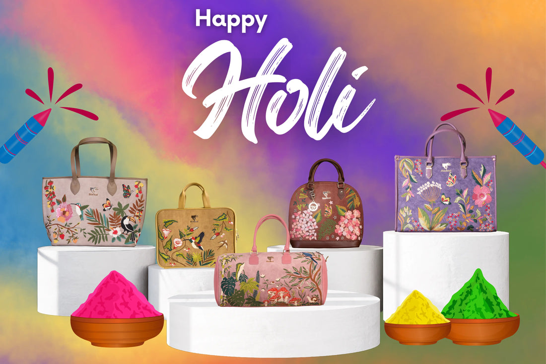 Celebrate Holi with PickAleaf Styles and Vegan Suede Bags