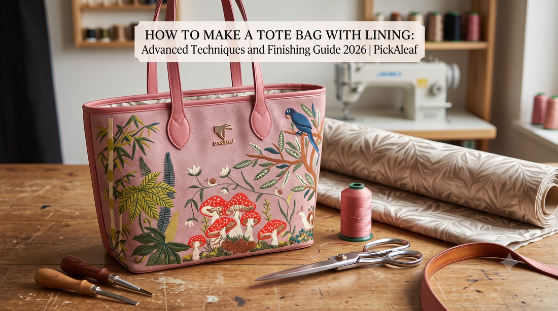 How to Make a Tote Bag with Lining: Advanced Techniques and Finishing Guide 2026 | PickAleaf