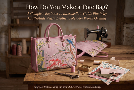 How Do You Make a Tote Bag? A Complete Beginner to Intermediate Guide Plus Why Craft-Made Vegan Leather Totes Are Worth Owning
