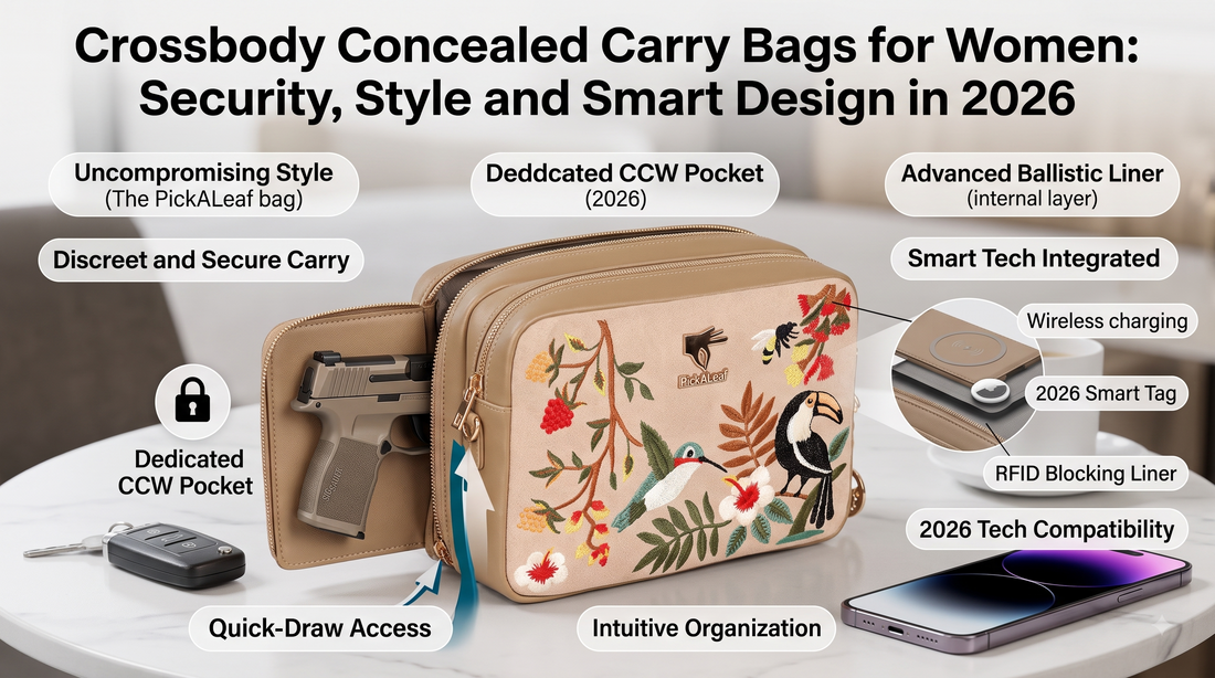 Crossbody Concealed Carry Bags for Women: Security, Style and Smart Design in 2026