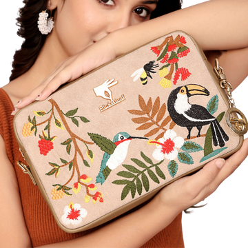 Floral Vegan Leather Crossbody Bags from PickAleaf