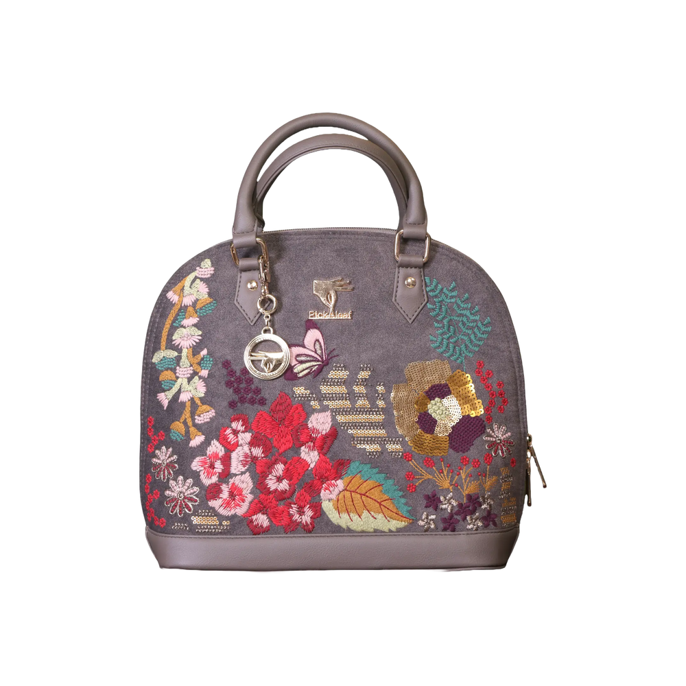 Garden Grey Satchel Bag