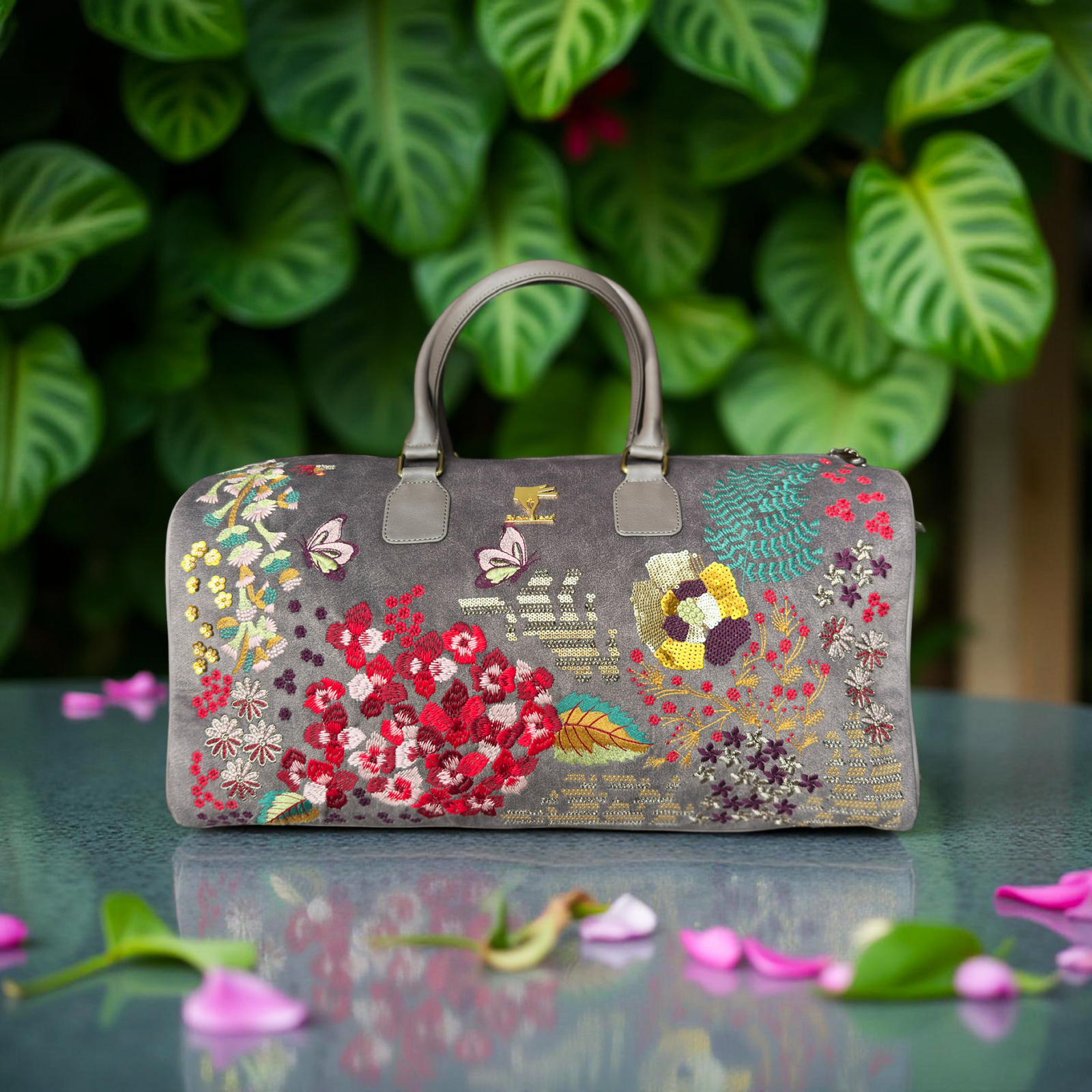 Garden Grey Duffel Bag