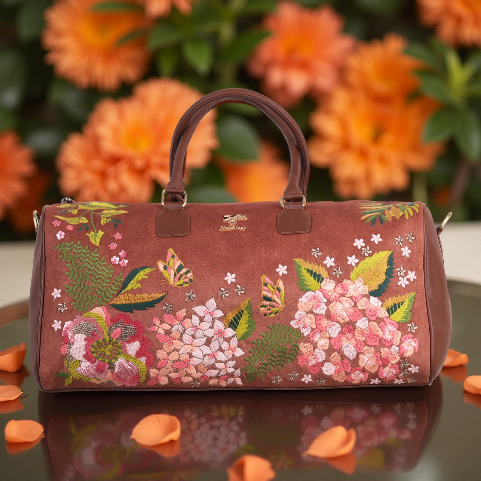 Blossom Wood Duffel Bag