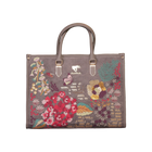 Garden Grey Work Tote Bag