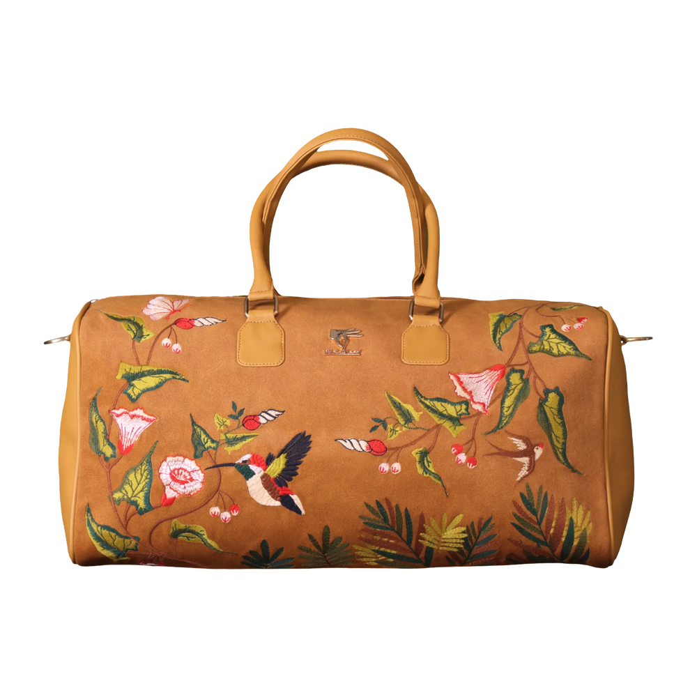 Golden Flora Duffel Bag