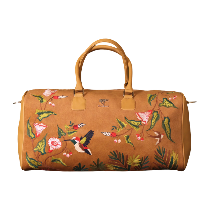 Golden Flora Duffel Bag
