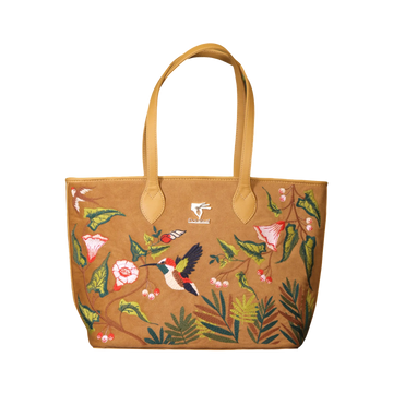 Golden Flora Tote Bag