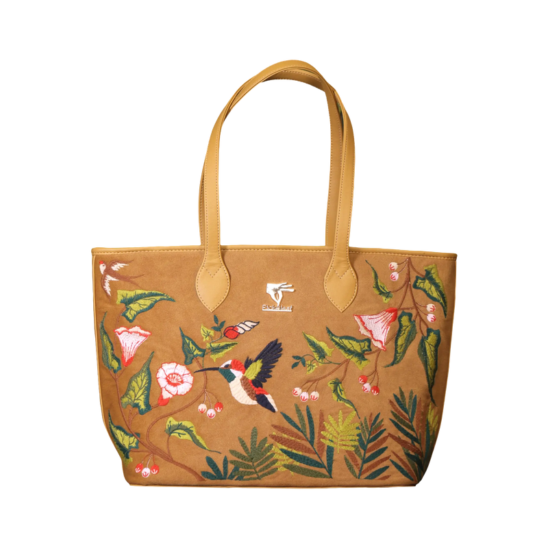 Golden Flora Tote Bag