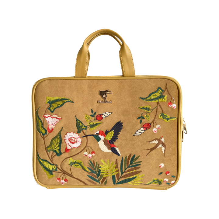 Golden Flora Laptop Sleeve
