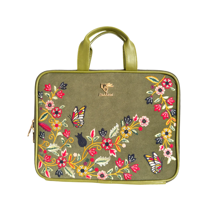 Olive Waves Laptop Sleeve