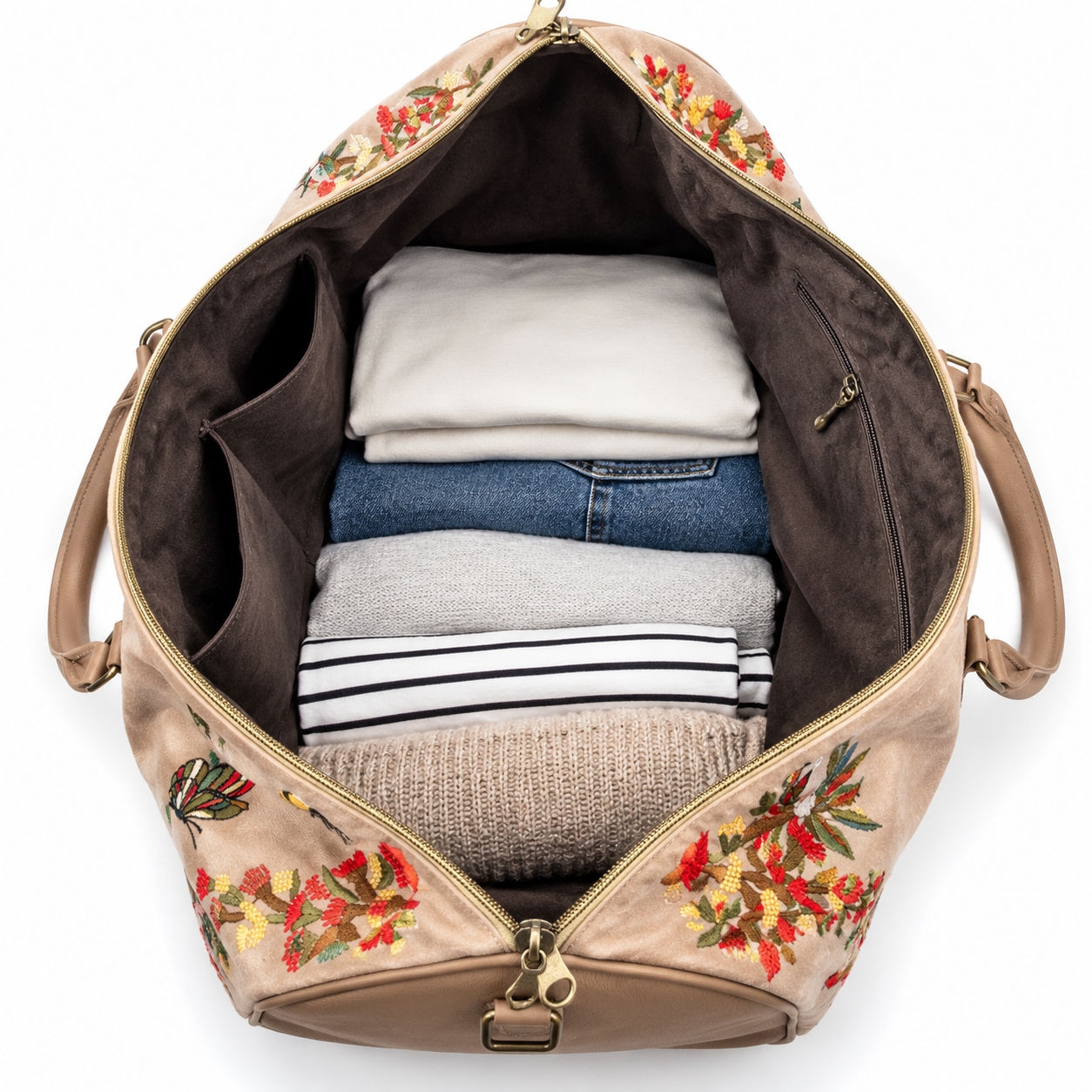 Blossom Wood Duffel Bag