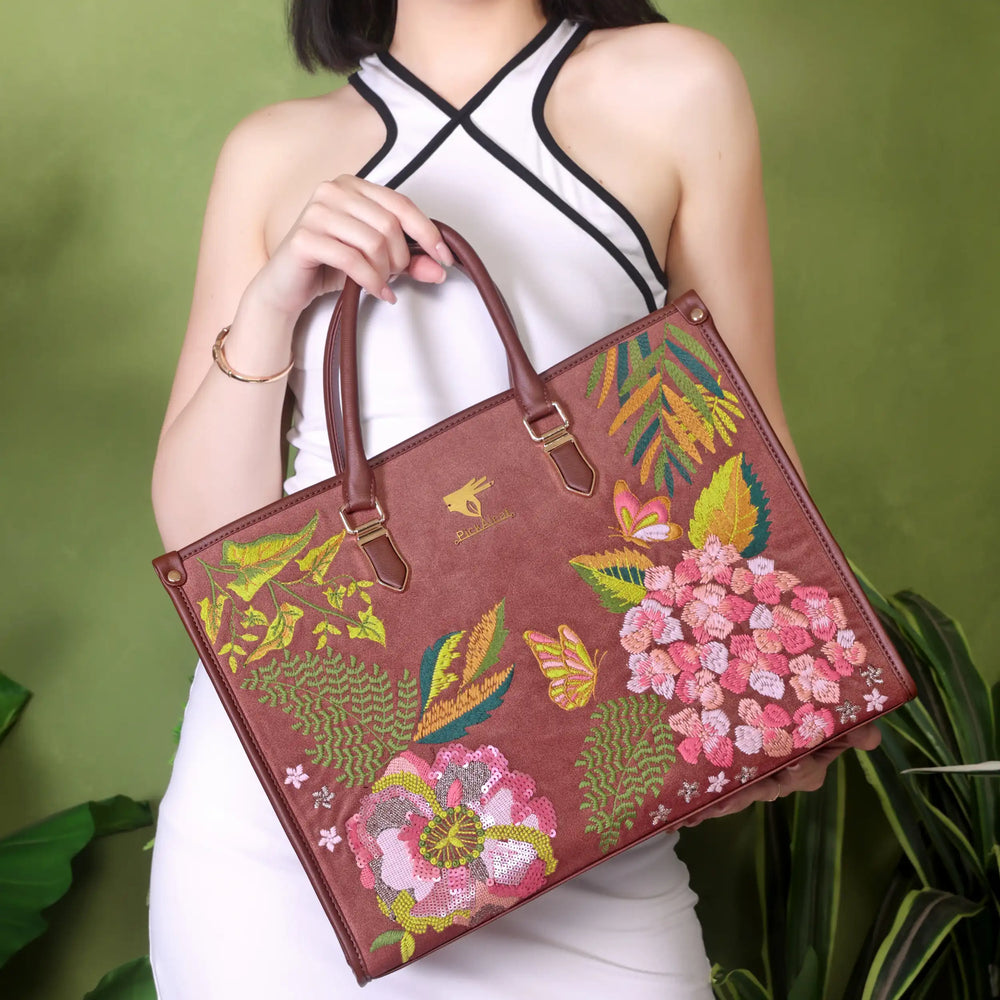 Blossom Wood Work Tote Bag