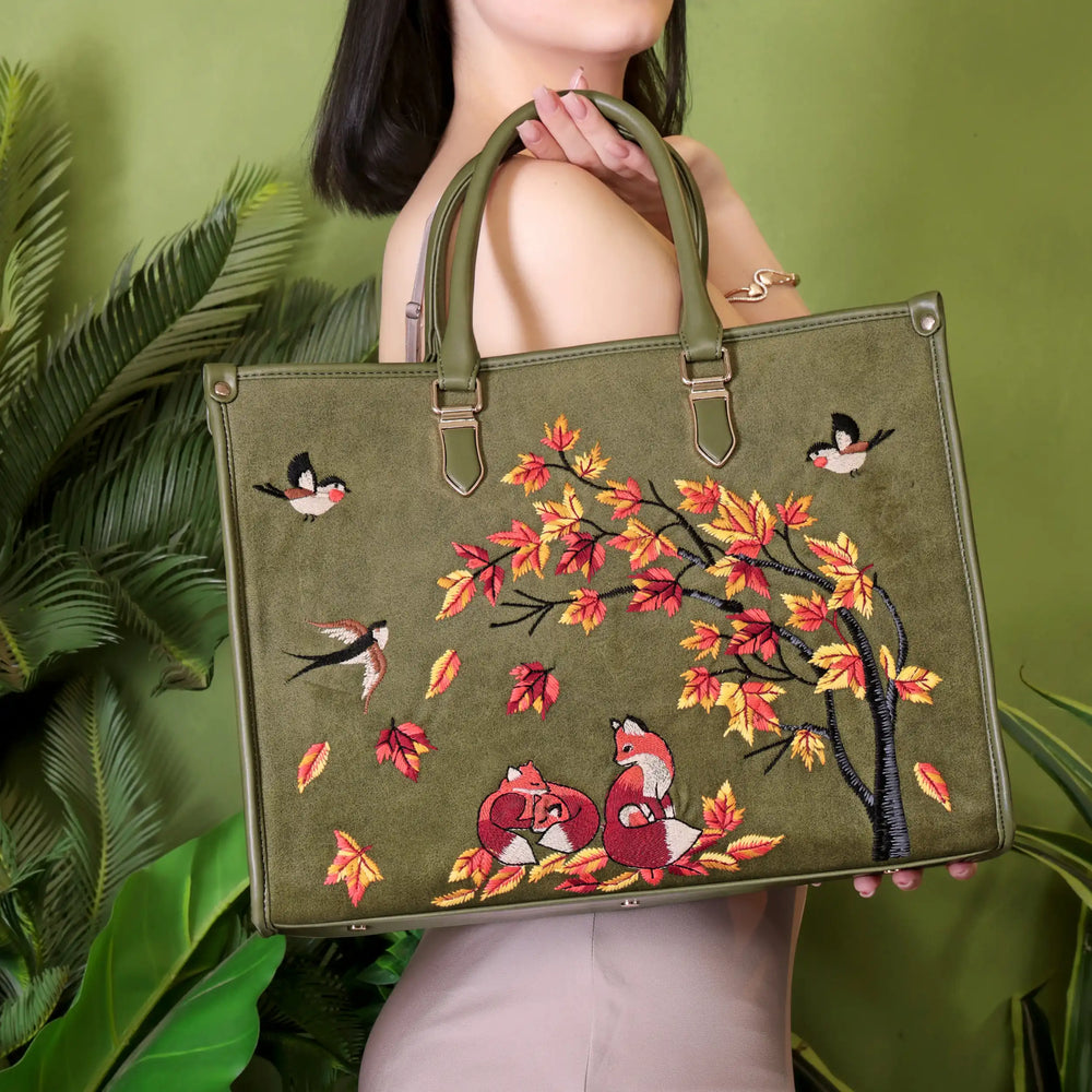 Autumn Whisper Work Tote Bag