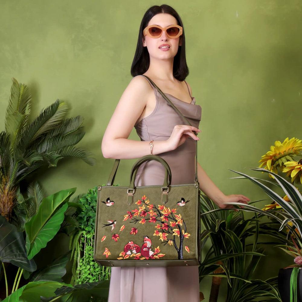 Autumn Whisper Work Tote Bag